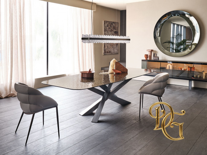 Стол обеденный Lancer Moonglass