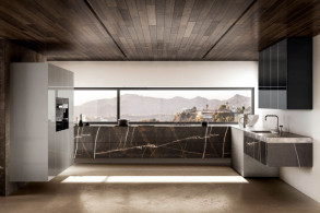 Кухня 36e8 Marble Xglass