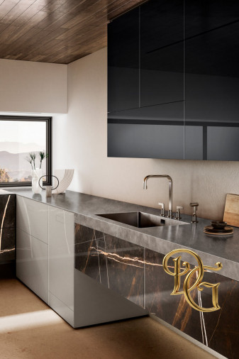 Кухня 36e8 Marble Xglass