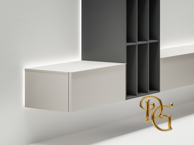 Стенка Libreria White