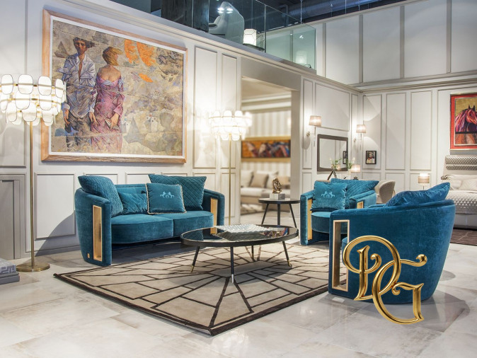 Диван Rachele Blue