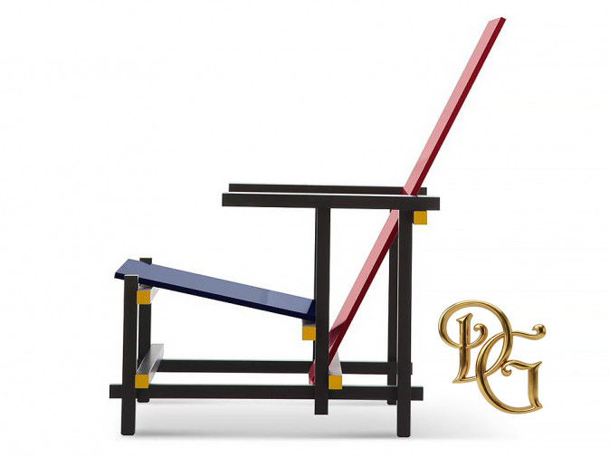 Стул Red And Blue 635