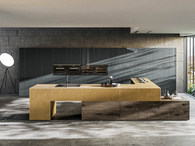 Кухня 36e8 Metal Xglass