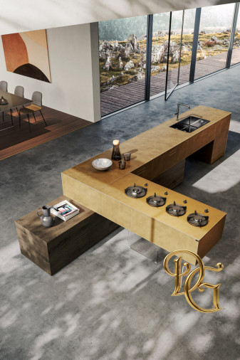 Кухня 36e8 Metal Xglass