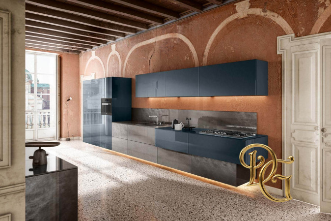 Кухня 36e8 Metal Xglass