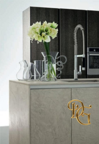 Кухня Slim Sliced Dark Oak &amp; Ecomalta