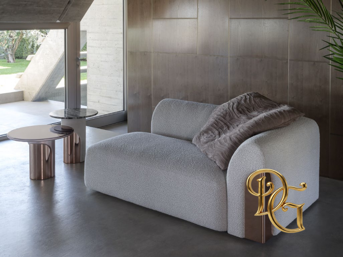 Столик журнальный Harper 60 Specchio Bronzo