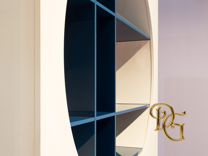 Стеллаж Hole White