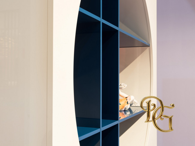 Стеллаж Hole White