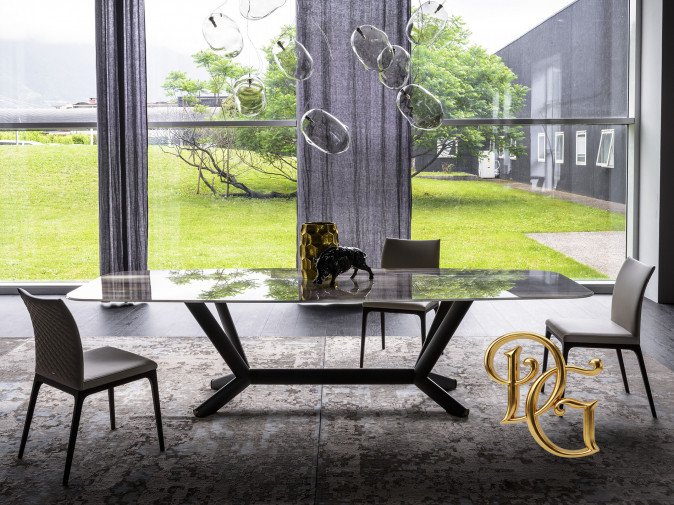 Стол обеденный Planer Crystalart