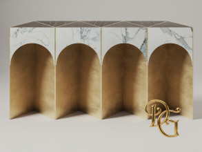 Консоль Lauren Marble