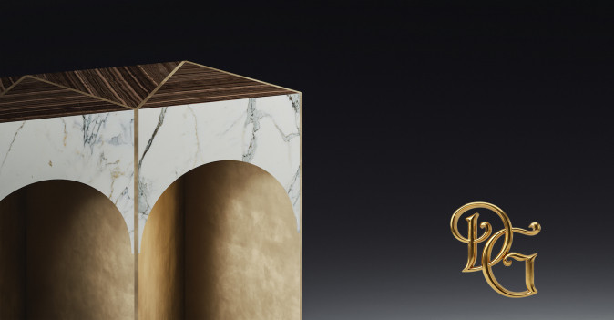 Консоль Lauren Marble