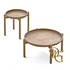 Столик журнальный Gong Beige Round