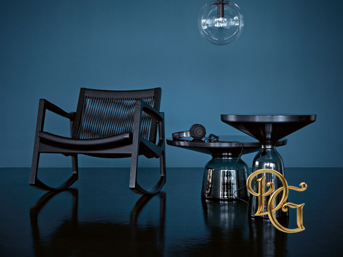 Столик журнальный Bell Black Side