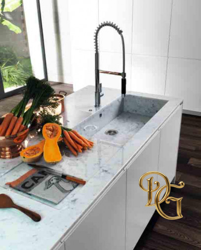 Кухня El_01 White Plus Steel