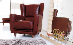 Кресло Bergere Pelle