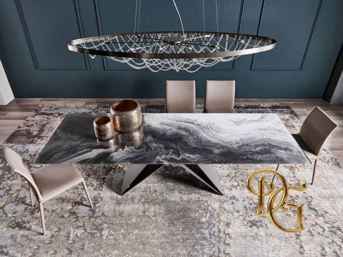 Стол обеденный Premier Crystalart