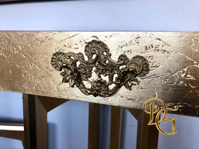 Консоль Metropolis Black/Gold