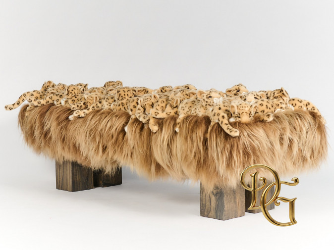 Банкетка Leo Dark Wood