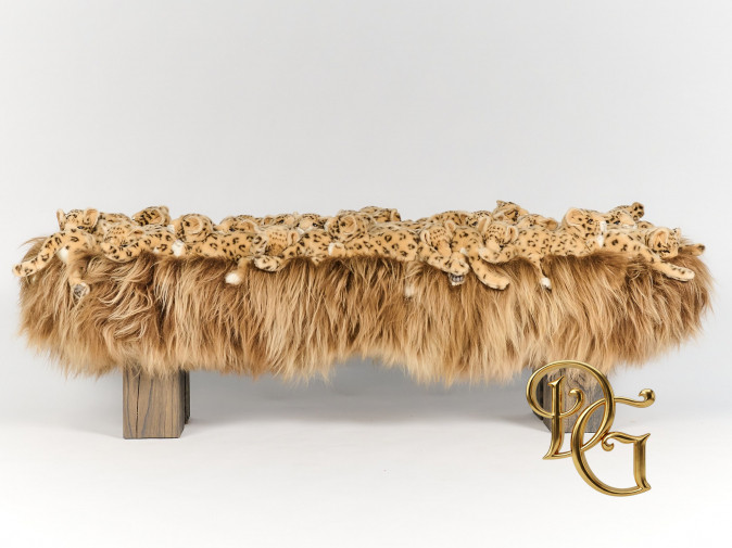 Банкетка Leo Dark Wood