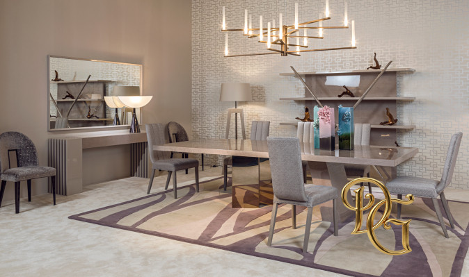 Стол обеденный Opera Grey