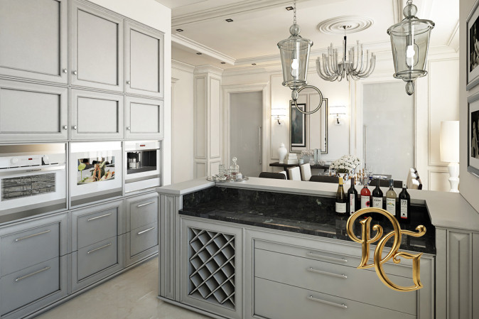 Кухня Dama Grigio Chiaro