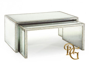 Столик журнальный Set Of Two Églomisé Nesting 0220