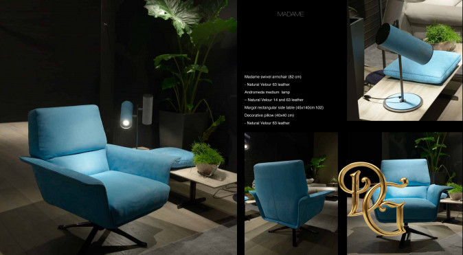 Кресло Madame Blue