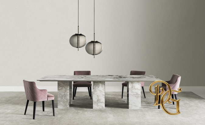 Стол обеденный Karl Marble
