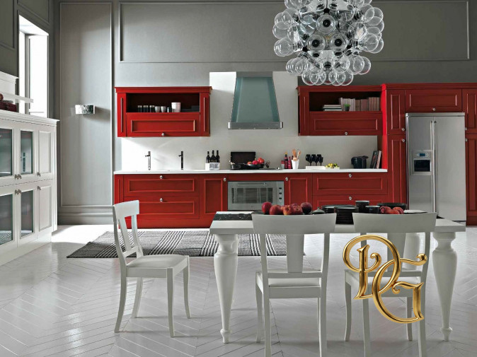 Кухня Romantica Rosso