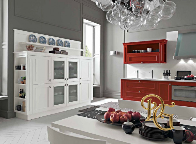 Кухня Romantica Rosso