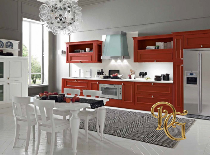 Кухня Romantica Rosso