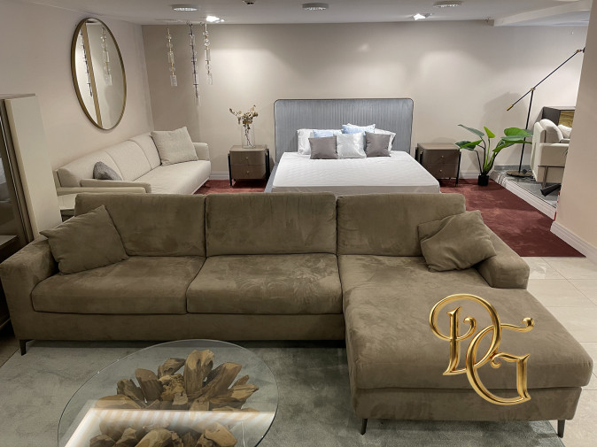 Диван Lisbona Corner Braun