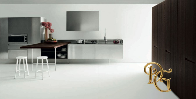 Кухня Slim Stainless Steel