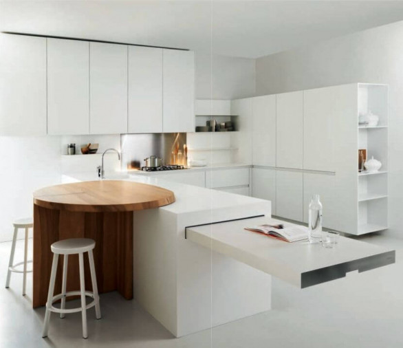 Кухня Slim Total White