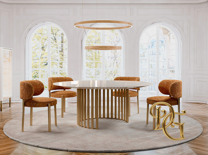 Стол обеденный Roma Gold