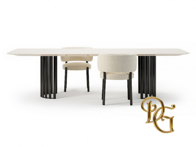 Стол обеденный Roma Metal