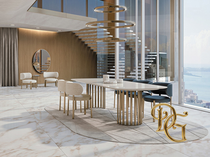 Стол обеденный Roma Metal