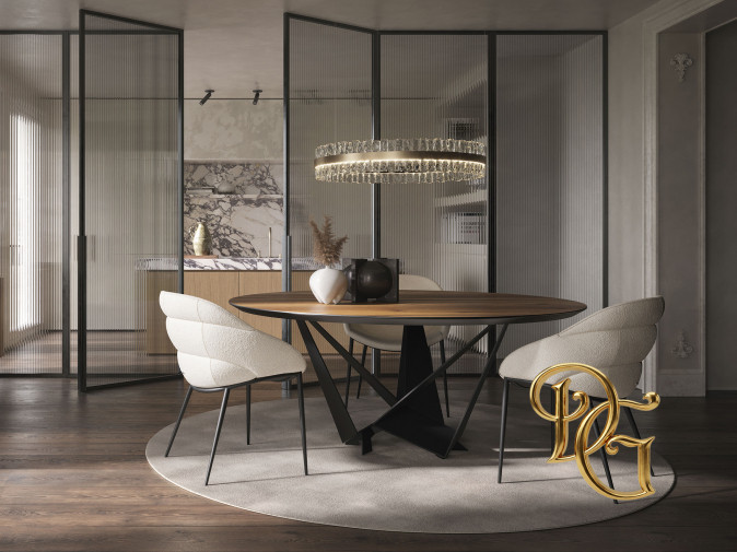 Стол обеденный Skorpio Round