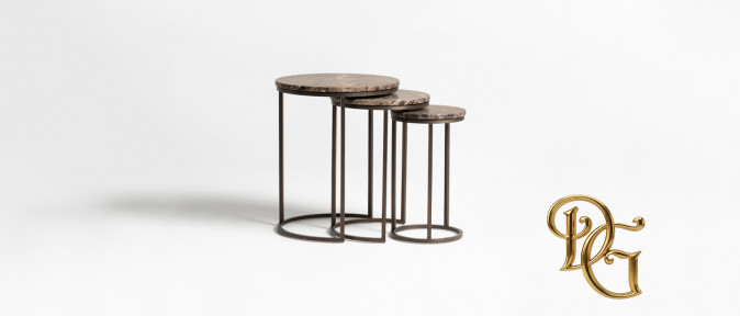 Столик журнальный Brass