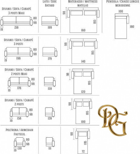 Диван Twist Gray