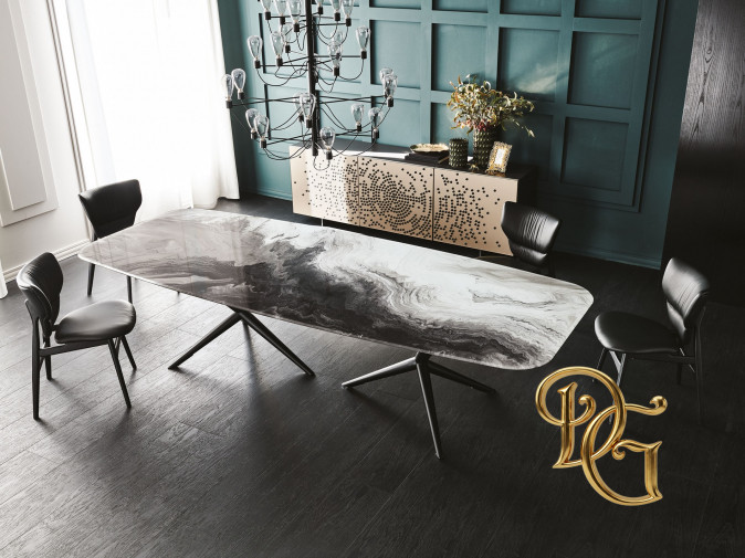 Стол обеденный Atlantis Crystalart