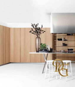 Кухня El_01 Rovere Tranche Chiaro