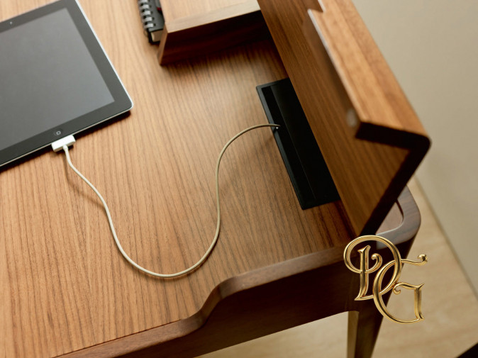 Стол письменный Saffo Cuoio