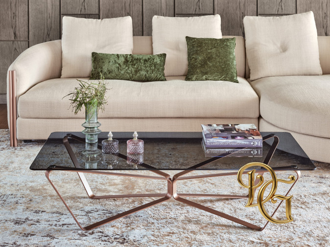 Столик журнальный Loop Glass