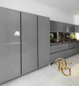 Кухня Slim Laccato Lucido Grigio