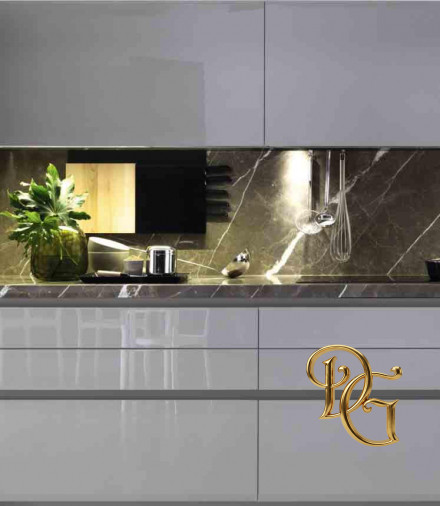 Кухня Slim Laccato Lucido Grigio