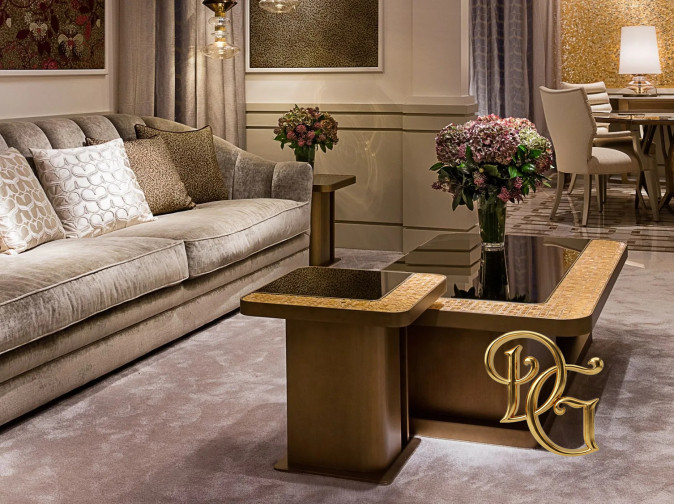 Столик журнальный Diamond Brown