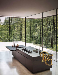 Кухня Maxima 2.2 Laccato Titani Termocotto