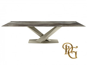 Стол обеденный Stratos Crystalart